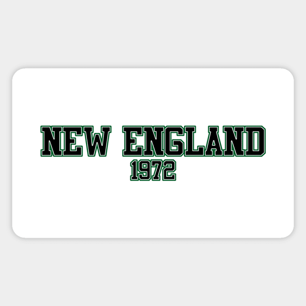 New England 1972 Sticker by GloopTrekker